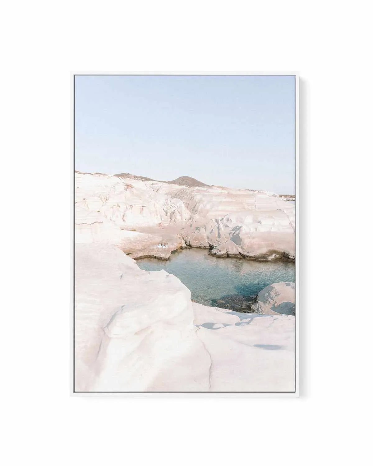 Moon Rocks, Milos | Framed Canvas Art Print from Olive et Oriel where you can shop wallpaper and artworks online