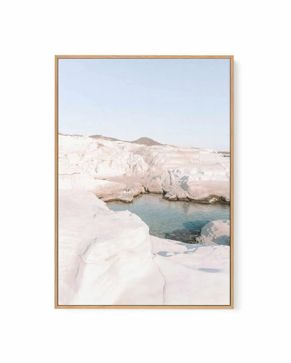 Moon Rocks, Milos | Framed Canvas Art Print from Olive et Oriel where you can shop wallpaper and artworks online