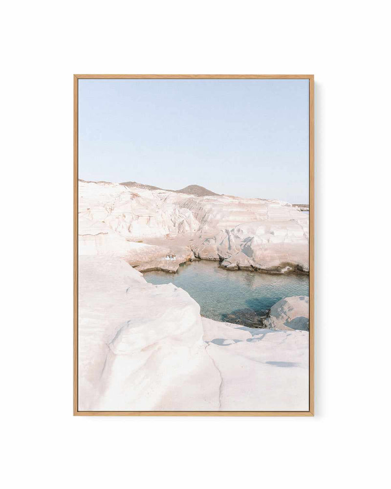 Moon Rocks, Milos | Framed Canvas Art Print