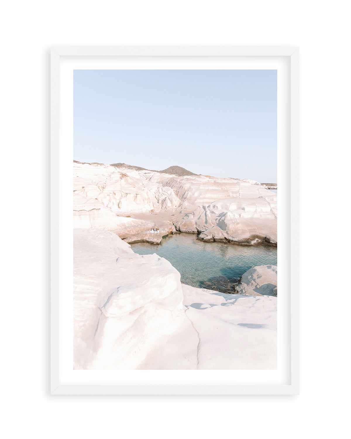 Moon Rocks, Milos Art Print