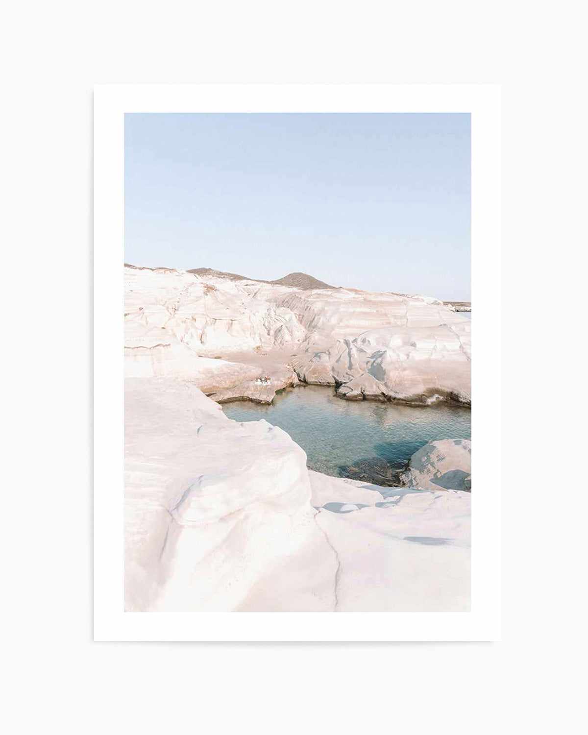 Moon Rocks, Milos Art Print