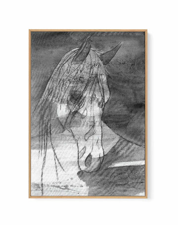 Moonlight BW | Framed Canvas Art Print from Olive et Oriel where you can shop wallpaper and artworks online