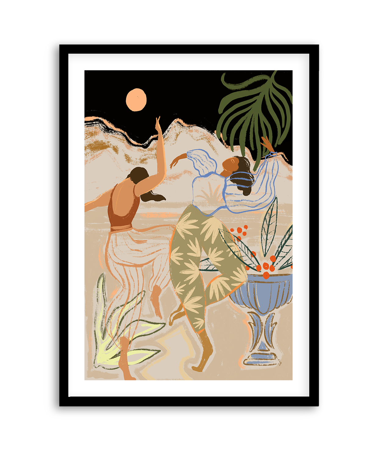 Moonlight Dance by Arty Guava | Art Print from Olive et Oriel where you can shop wallpaper and artworks online
