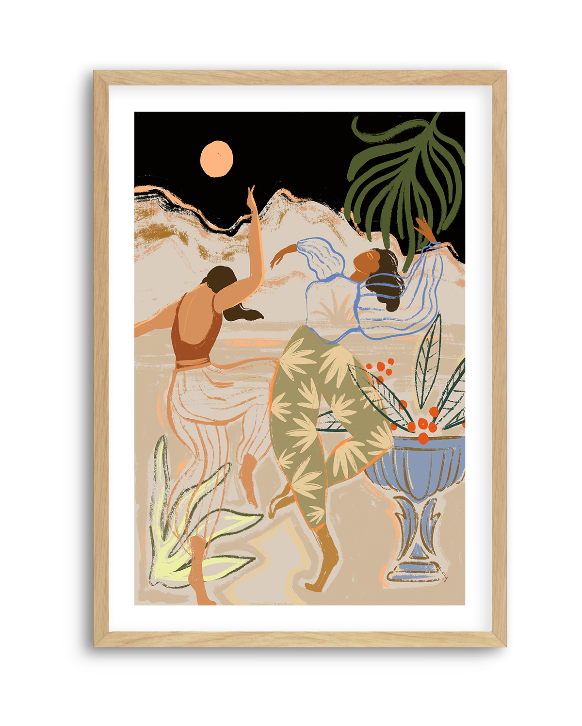 Moonlight Dance by Arty Guava | Art Print from Olive et Oriel where you can shop wallpaper and artworks online
