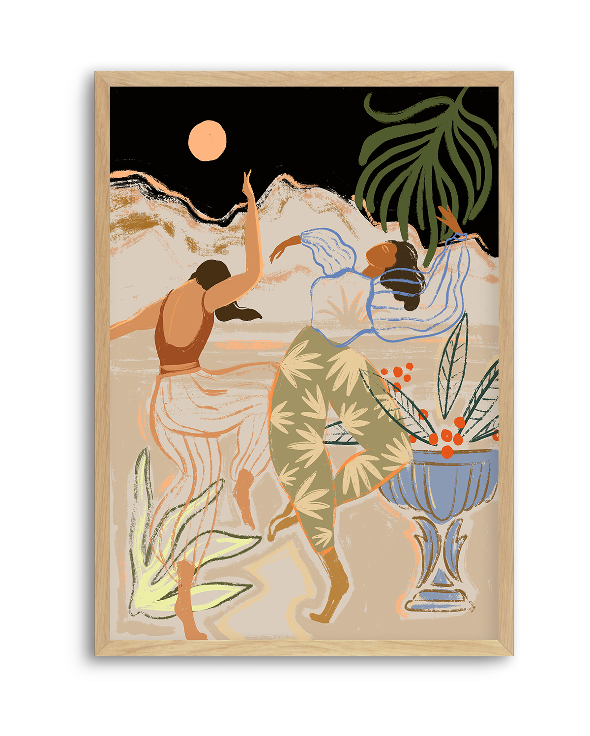 Moonlight Dance by Arty Guava | Art Print from Olive et Oriel where you can shop wallpaper and artworks online