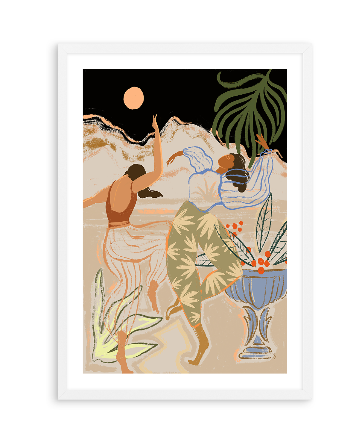 Moonlight Dance by Arty Guava | Art Print from Olive et Oriel where you can shop wallpaper and artworks online