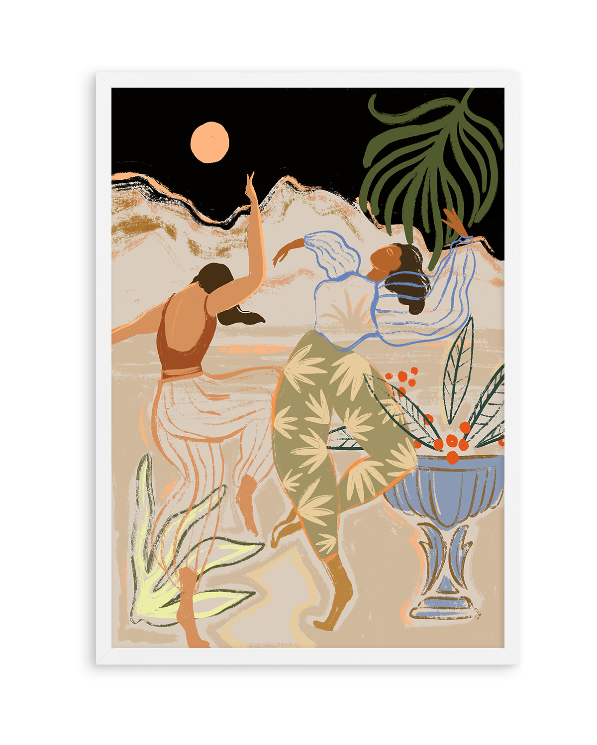 Moonlight Dance by Arty Guava | Art Print from Olive et Oriel where you can shop wallpaper and artworks online