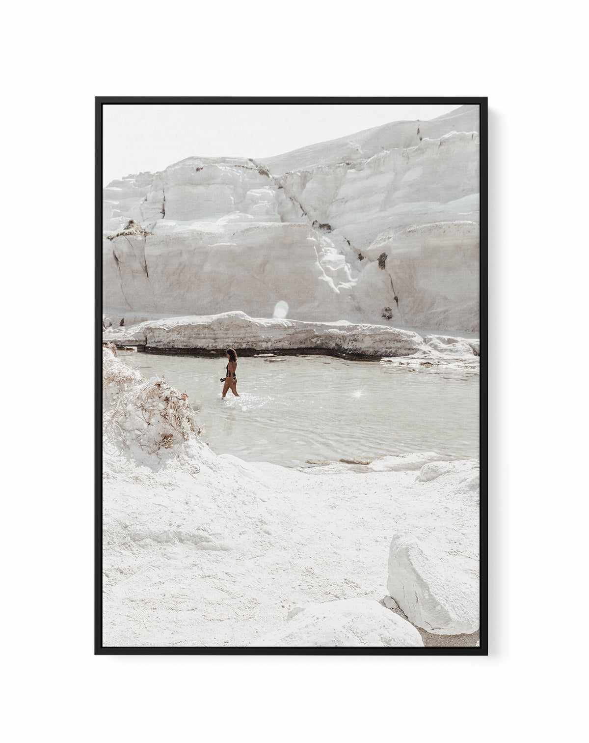 Moonrock Beach, Milos | Framed Canvas Art Print