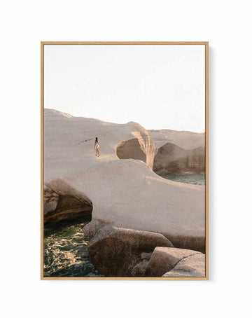 Moonscaping By Minorstep | Framed Canvas Art Print from Olive et Oriel where you can shop wallpaper and artworks online