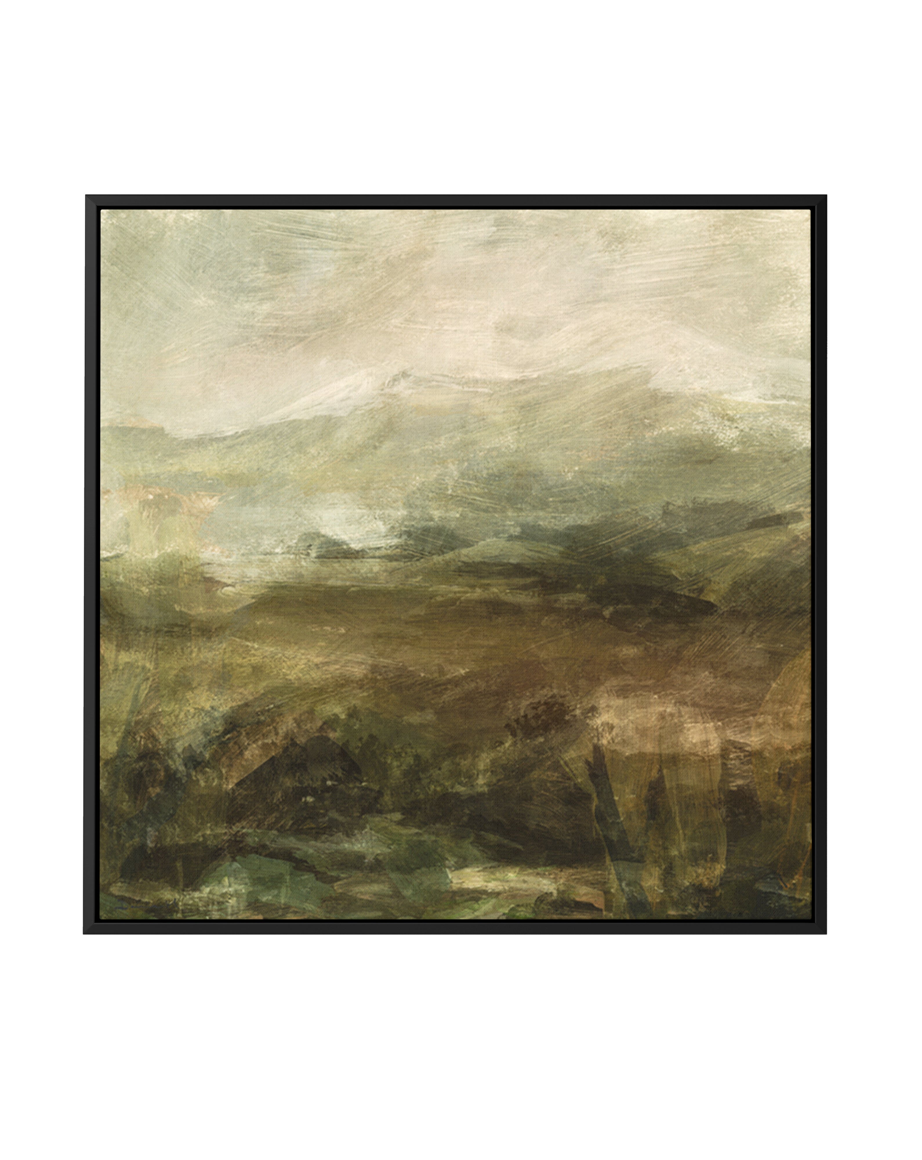 Moorland by Dan Hobday | Framed Canvas Art Print