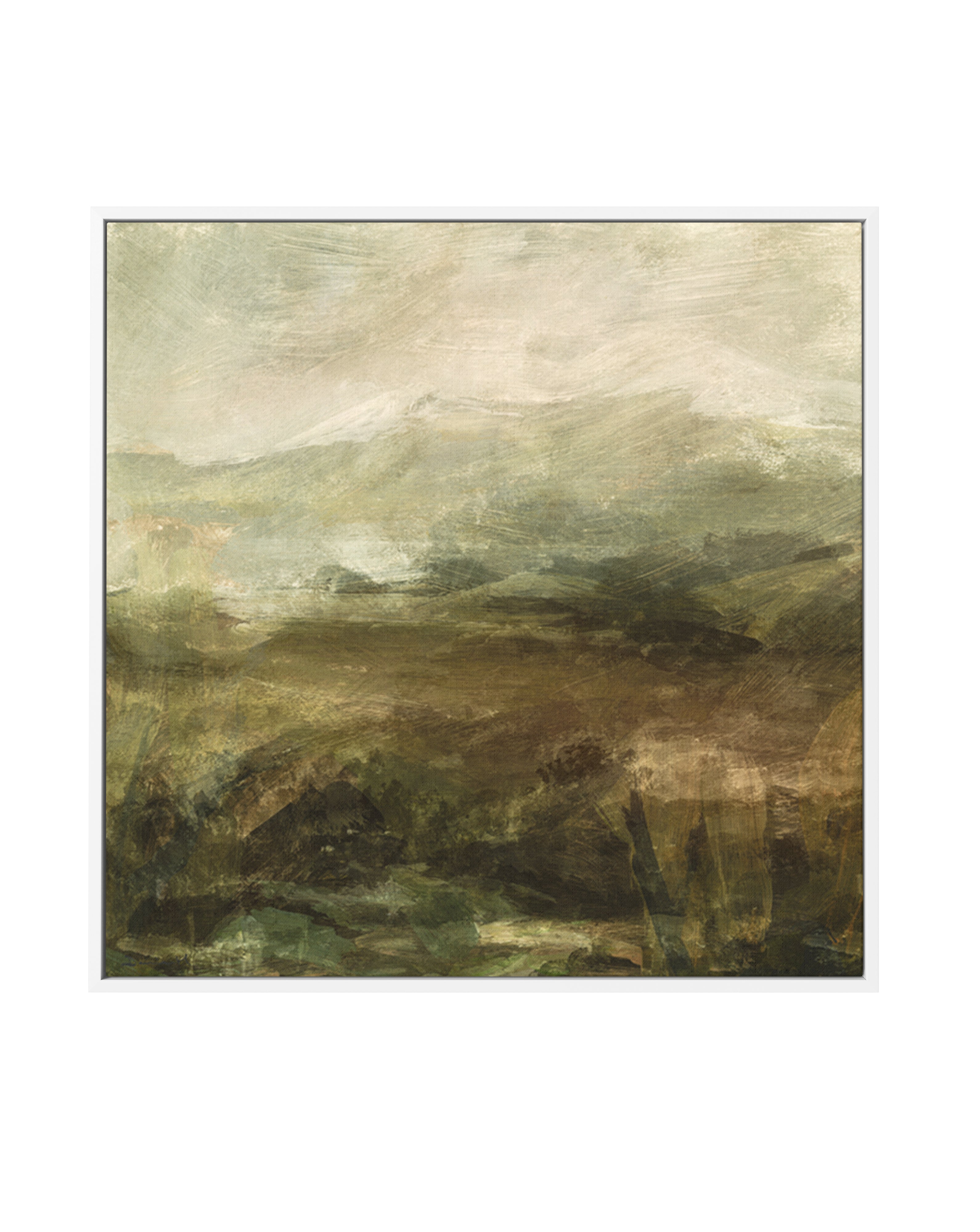 Moorland by Dan Hobday | Framed Canvas Art Print