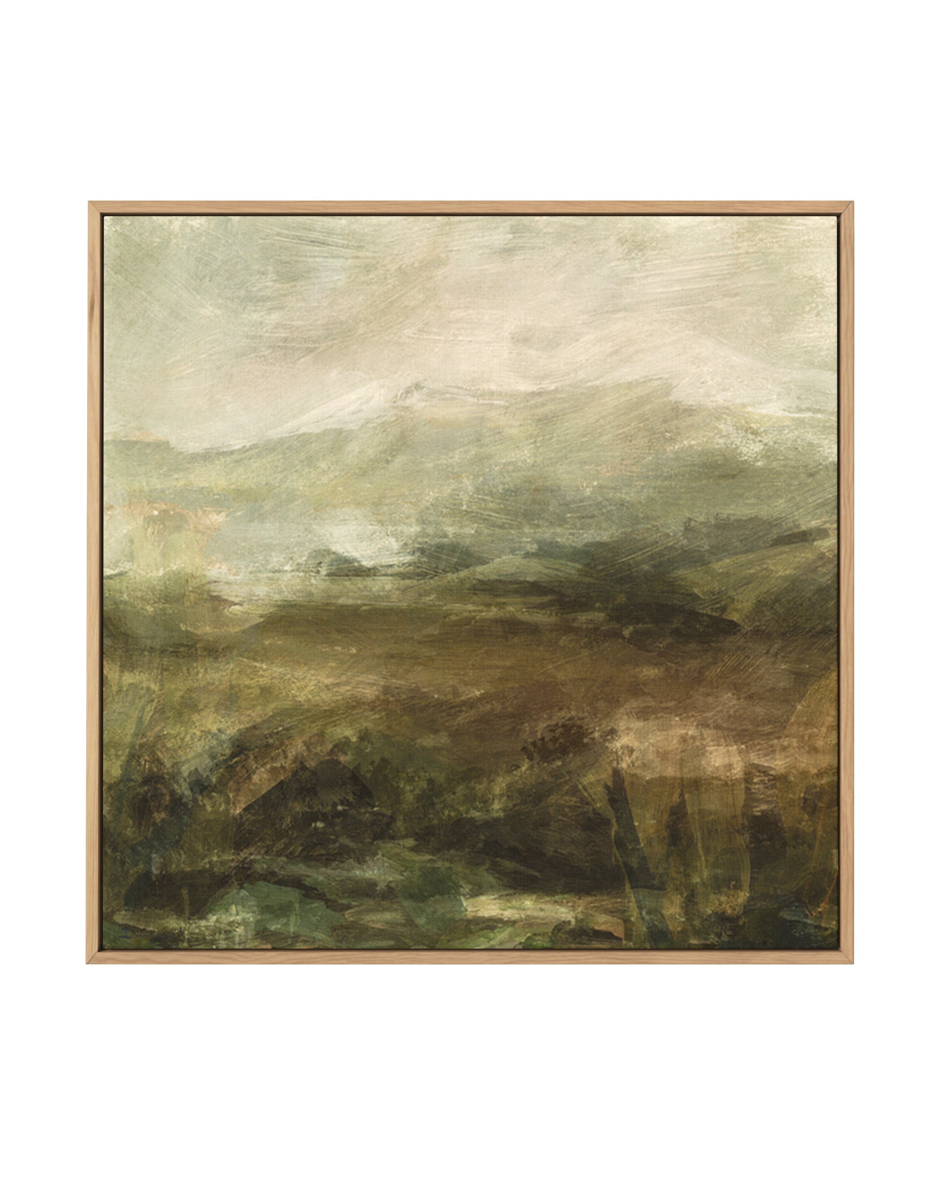 Moorland by Dan Hobday | Framed Canvas Art Print