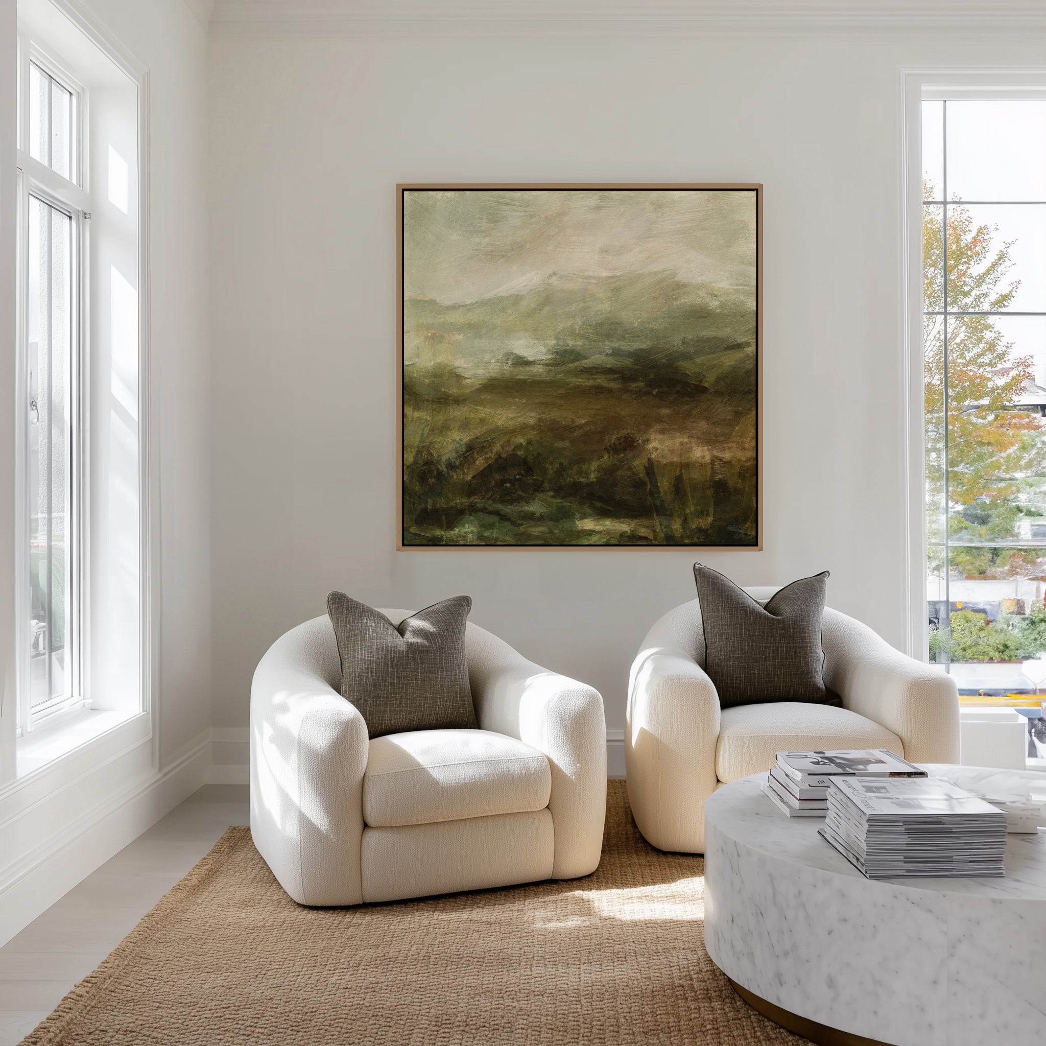 Moorland by Dan Hobday | Framed Canvas Art Print
