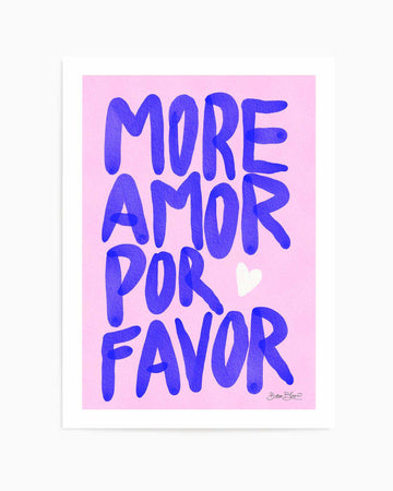 More Amor Por Favor by Baroo Bloom | Art Print from Olive et Oriel where you can shop wallpaper and artworks online