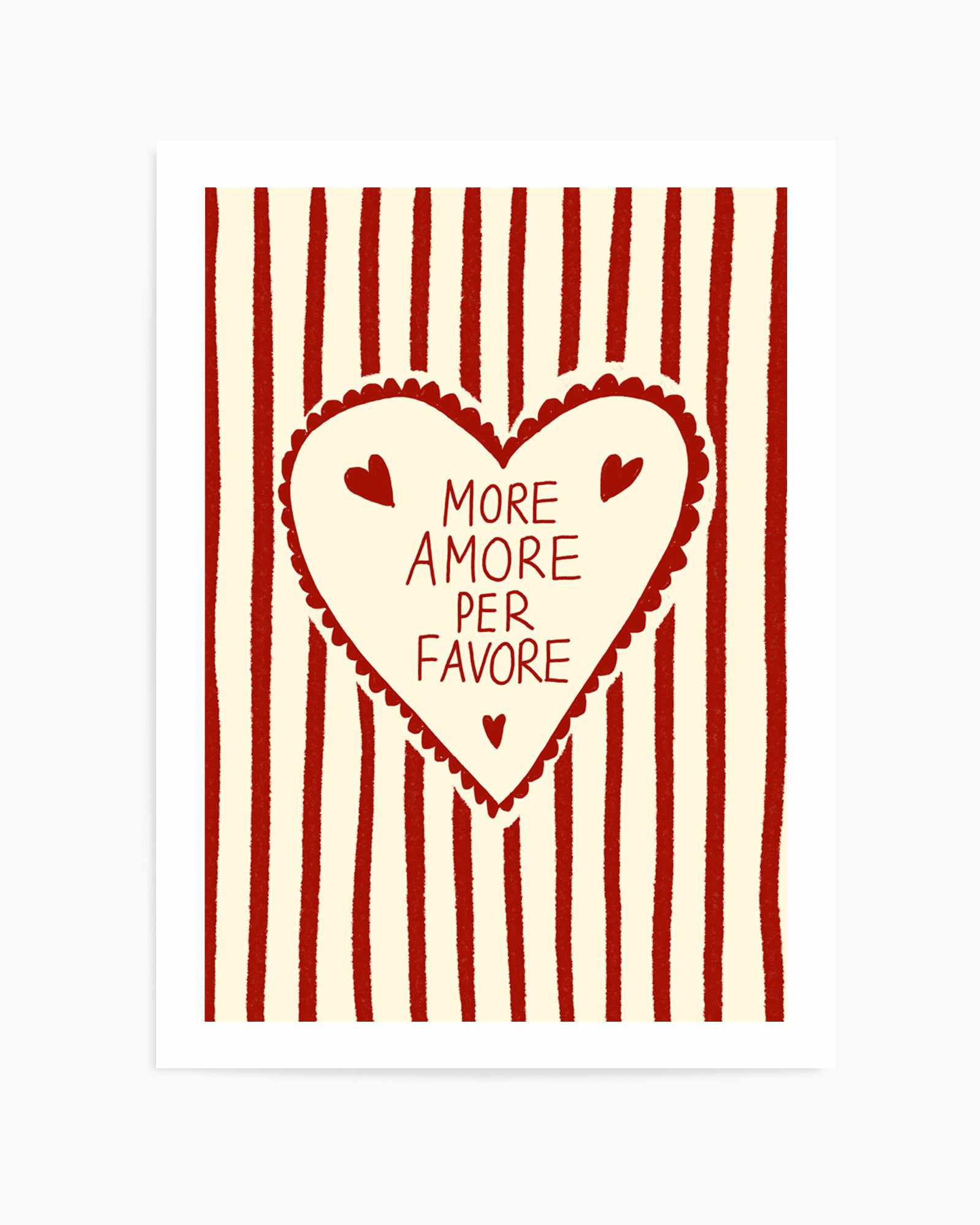 More Amore | Art Print from Olive et Oriel where you can shop wallpaper and artworks online