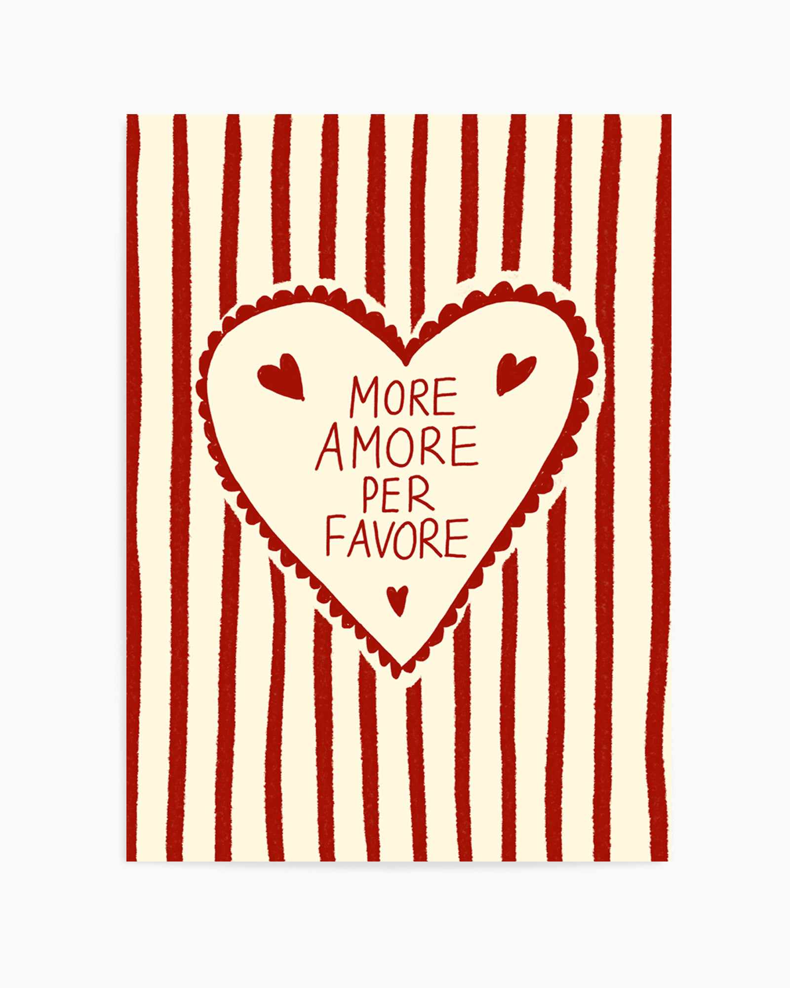 More Amore | Art Print from Olive et Oriel where you can shop wallpaper and artworks online