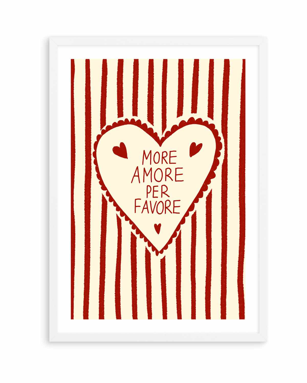 More Amore | Art Print from Olive et Oriel where you can shop wallpaper and artworks online
