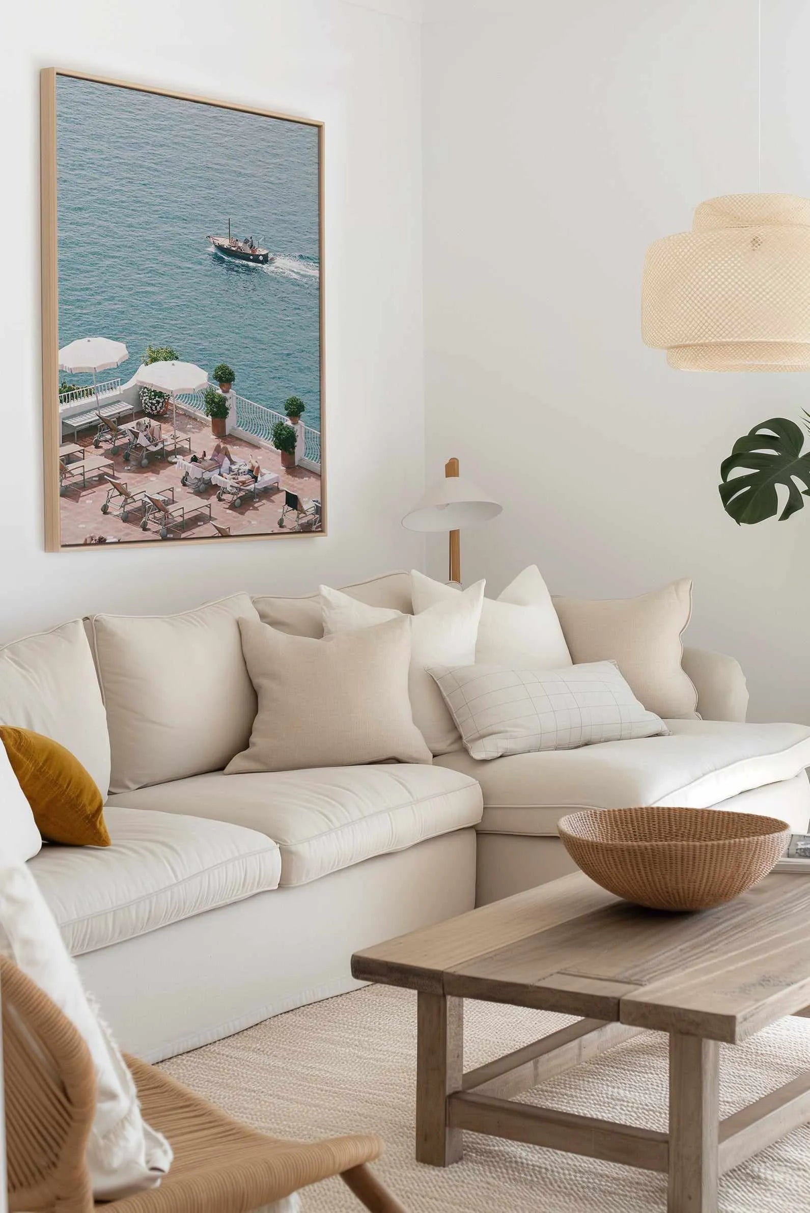 Morning Bliss by Renee Rae | Framed Canvas Art Print from Olive et Oriel where you can shop wallpaper and artworks online