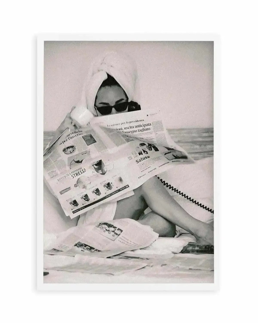 Morning Checklist II by Mario Stefanelli Art Print from Olive et Oriel where you can shop wallpaper and artworks online