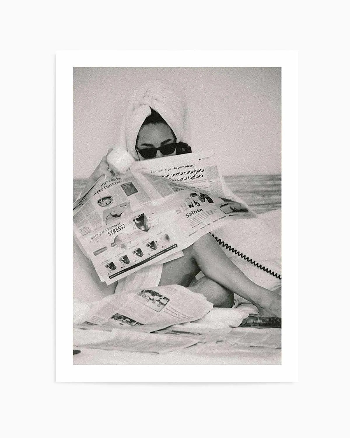 Morning Checklist II by Mario Stefanelli Art Print from Olive et Oriel where you can shop wallpaper and artworks online