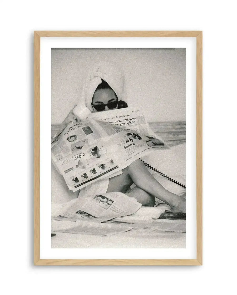 Morning Checklist II by Mario Stefanelli Art Print-PRINT-Olive et Oriel-Mario Stefanelli-A5 | 5.8" x 8.3" | 14.8 x 21cm-Oak-With White Border-Buy-Australian-Art-Prints-Online-with-Olive-et-Oriel-Your-Artwork-Specialists-Austrailia-Decorate-With-Coastal-Photo-Wall-Art-Prints-From-Our-Beach-House-Artwork-Collection-Fine-Poster-and-Framed-Artwork