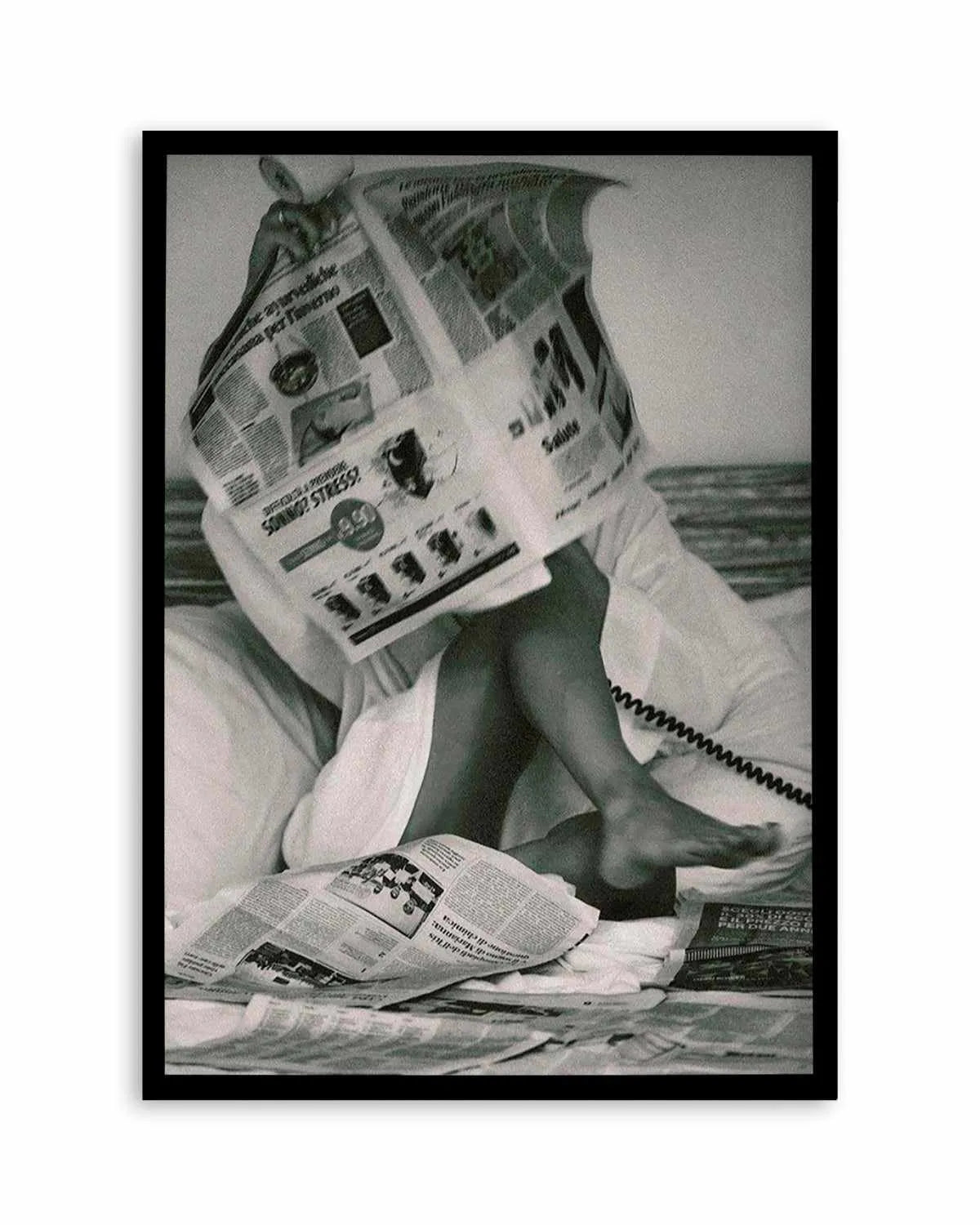 Morning Checklist III by Mario Stefanelli Art Print from Olive et Oriel where you can shop wallpaper and artworks online