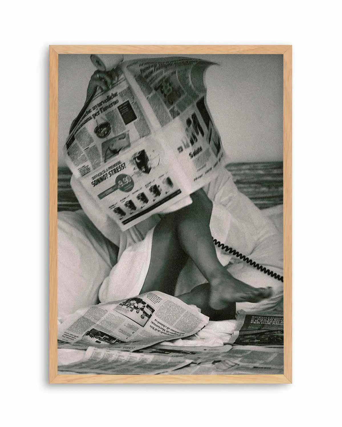 Morning Checklist III by Mario Stefanelli Art Print from Olive et Oriel where you can shop wallpaper and artworks online