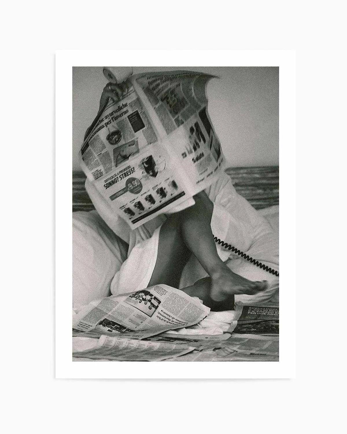 Morning Checklist III by Mario Stefanelli Art Print from Olive et Oriel where you can shop wallpaper and artworks online