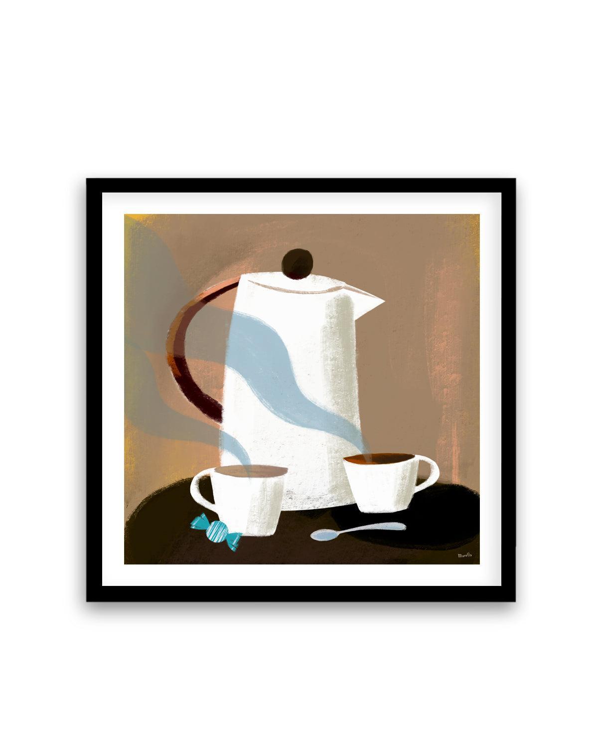 Morning Coffee by Marco Marella | Art Print from Olive et Oriel where you can shop wallpaper and artworks online