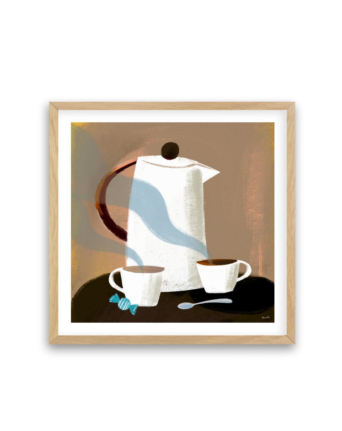 Morning Coffee by Marco Marella | Art Print from Olive et Oriel where you can shop wallpaper and artworks online