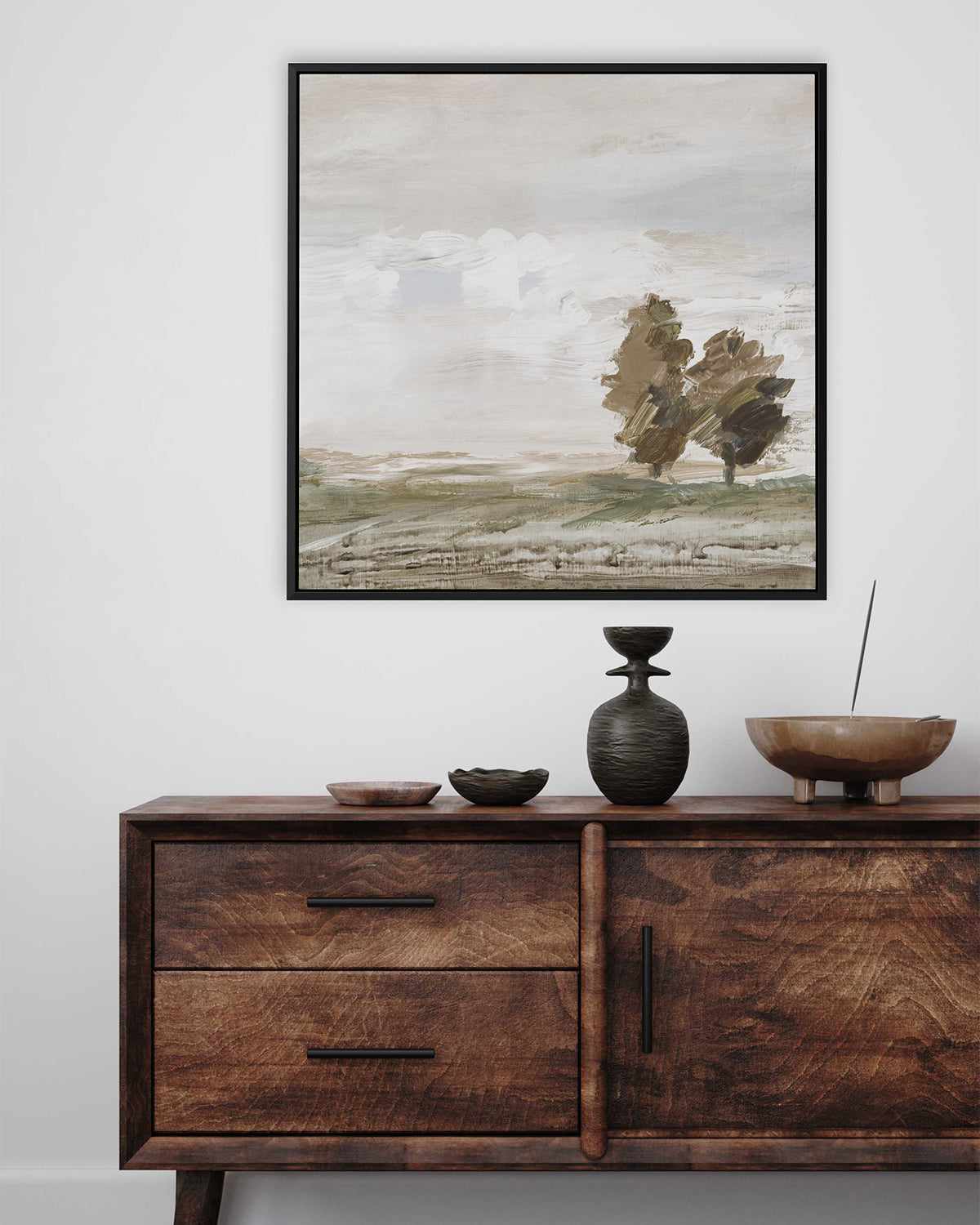 Morning Crisp I | Framed Canvas Art Print