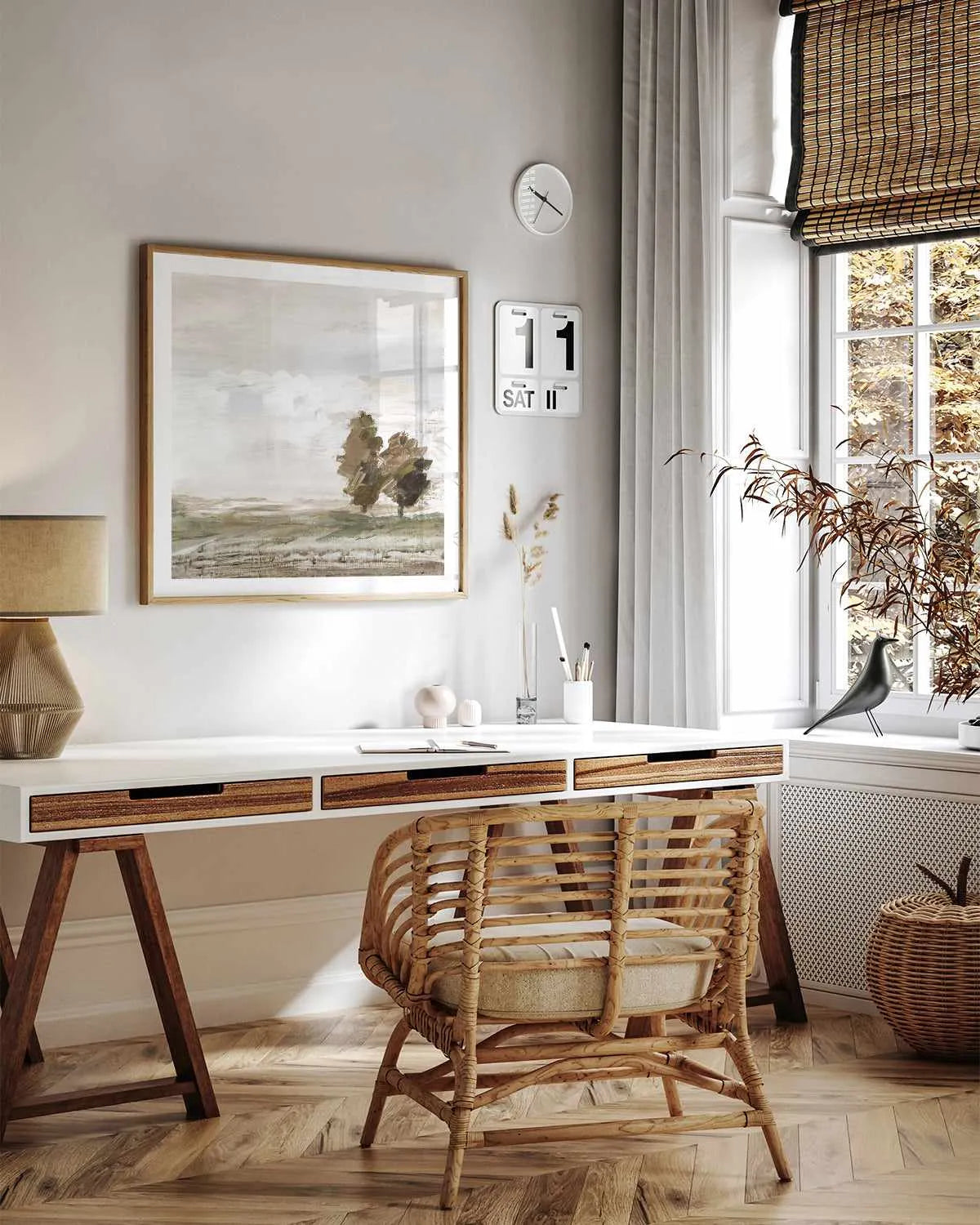 Morning Crisp I Art Print from Olive et Oriel where you can shop wallpaper and artworks online