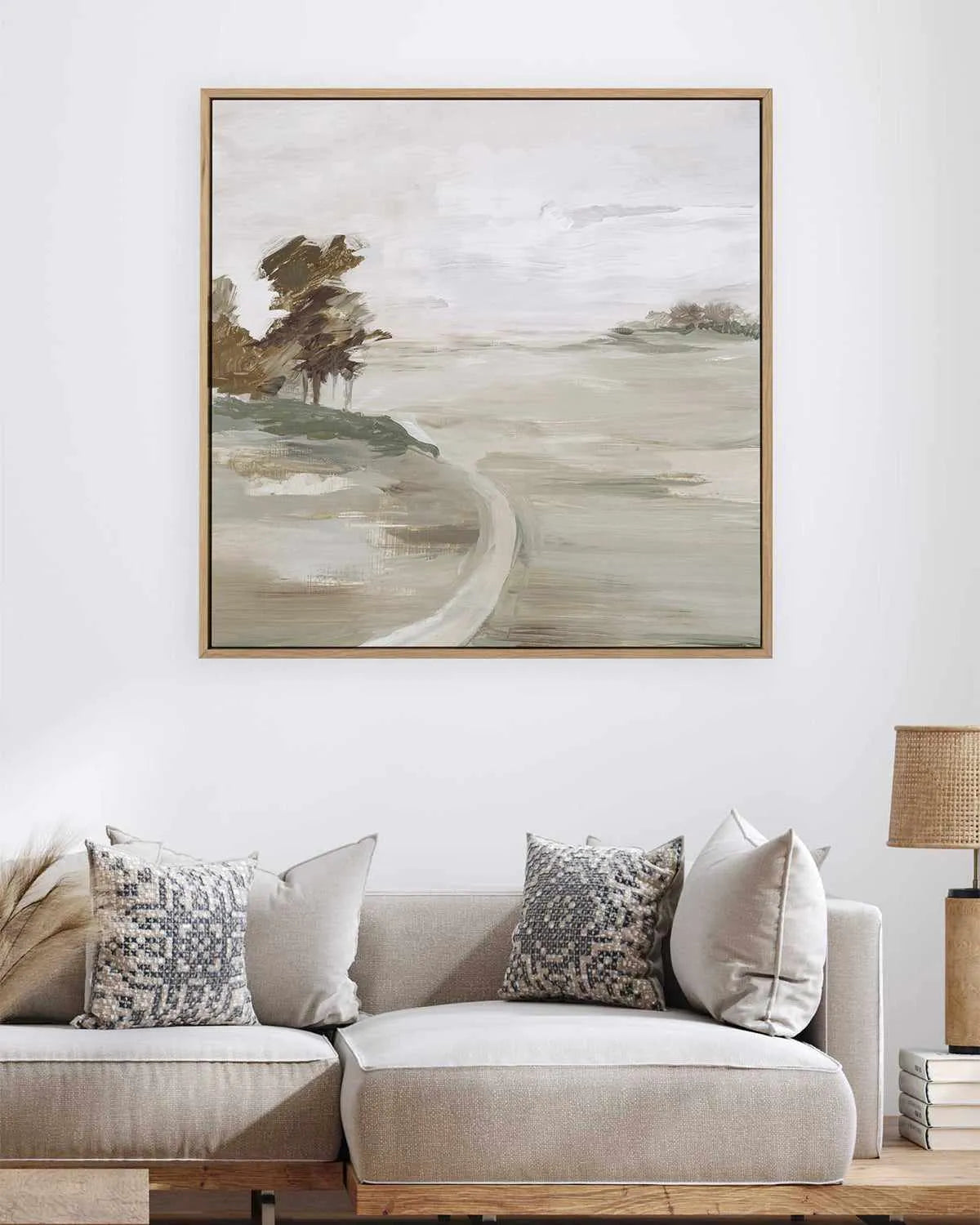 Morning Crisp II | Framed Canvas Art Print from Olive et Oriel where you can shop wallpaper and artworks online
