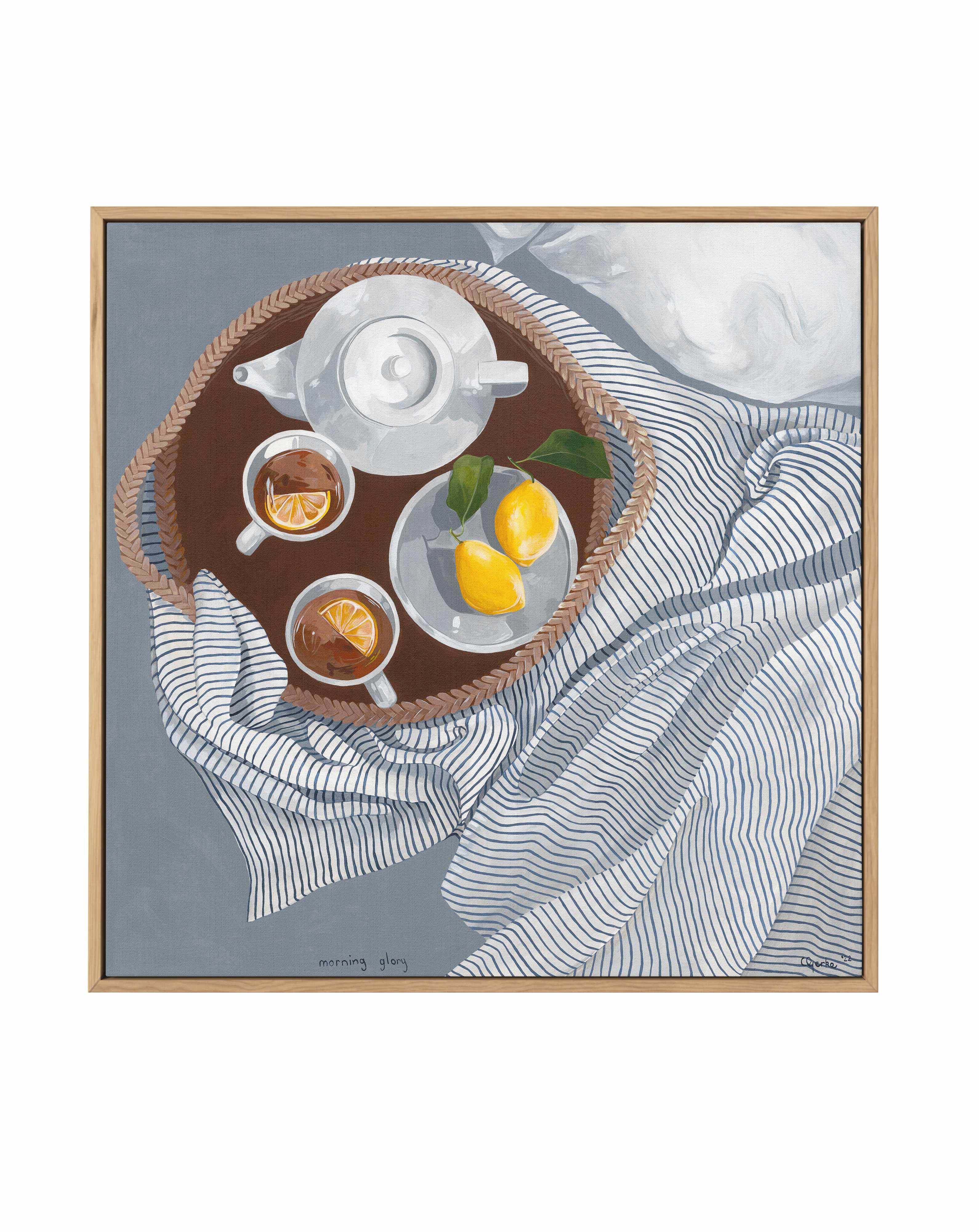 Morning Glory by Cat Gerke | Framed Canvas Art Print