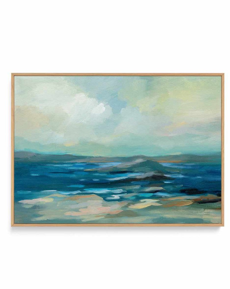 Morning Marine Layer | Framed Canvas Art Print