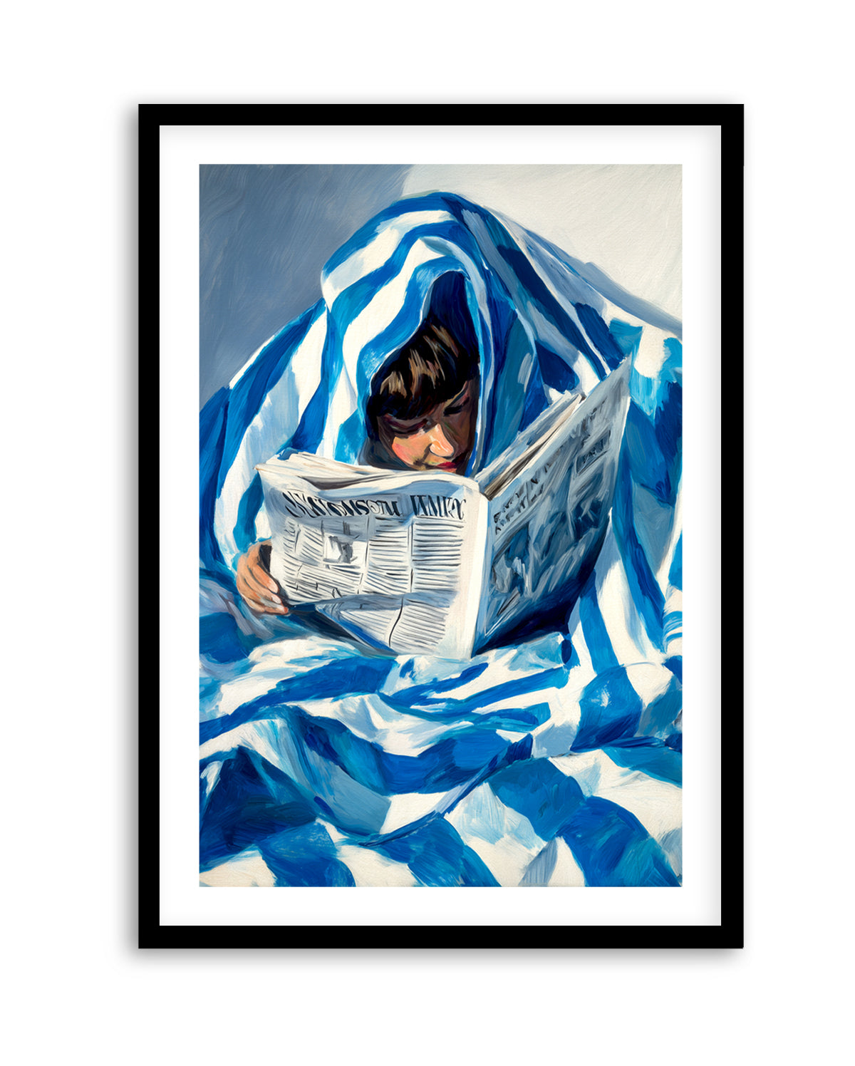 Morning News | Art Print from Olive et Oriel where you can shop wallpaper and artworks online