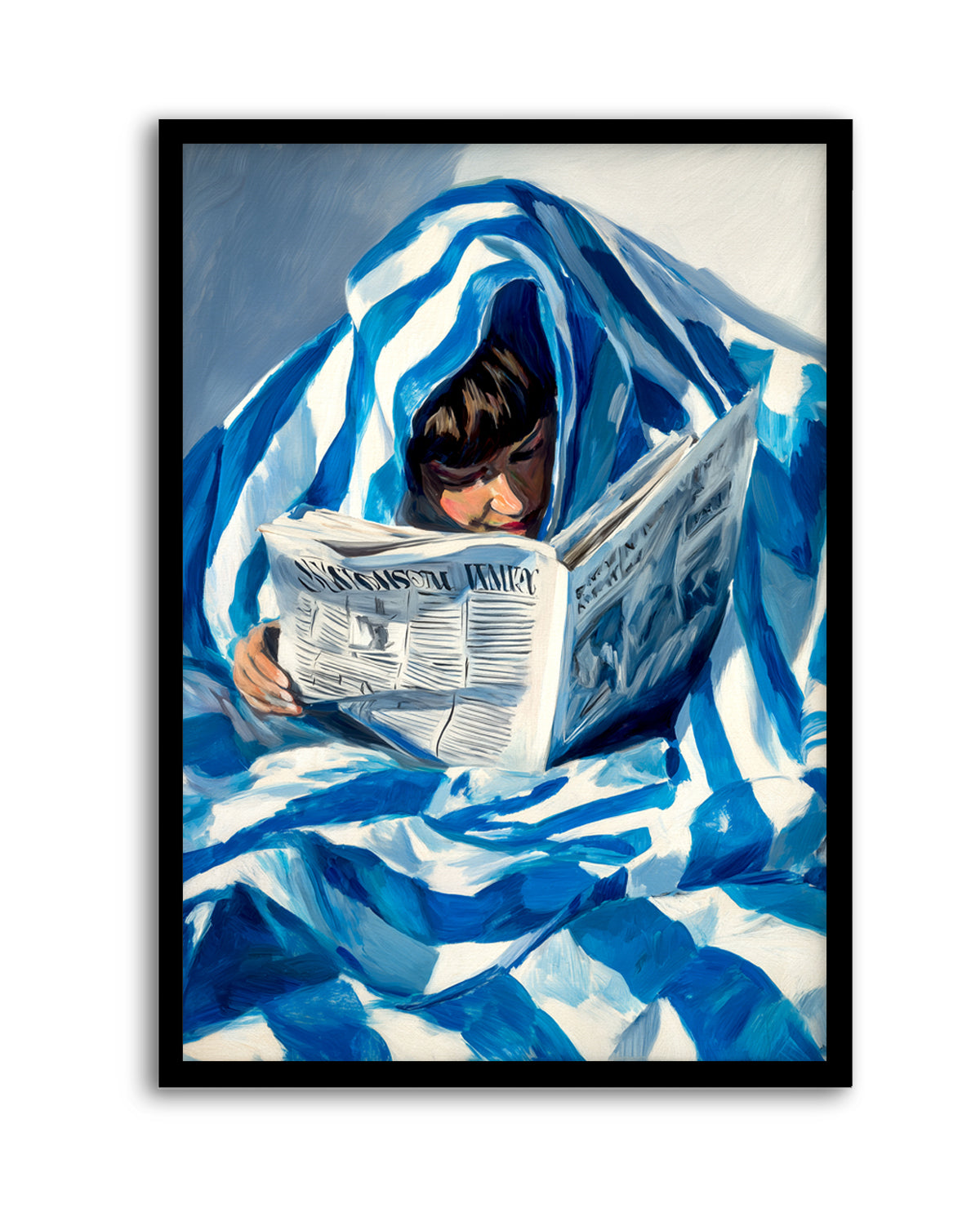 Morning News | Art Print from Olive et Oriel where you can shop wallpaper and artworks online