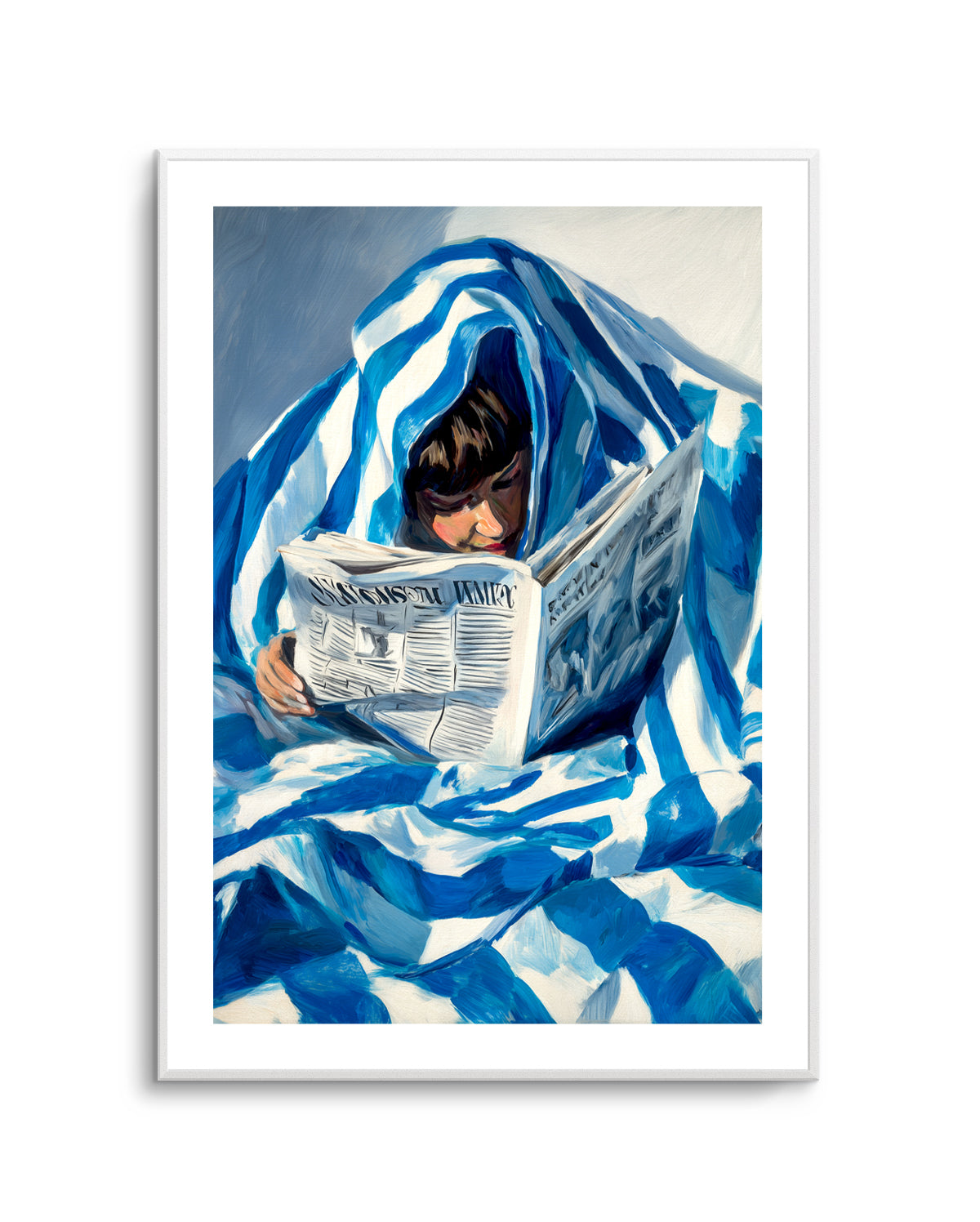 Morning News | Art Print from Olive et Oriel where you can shop wallpaper and artworks online