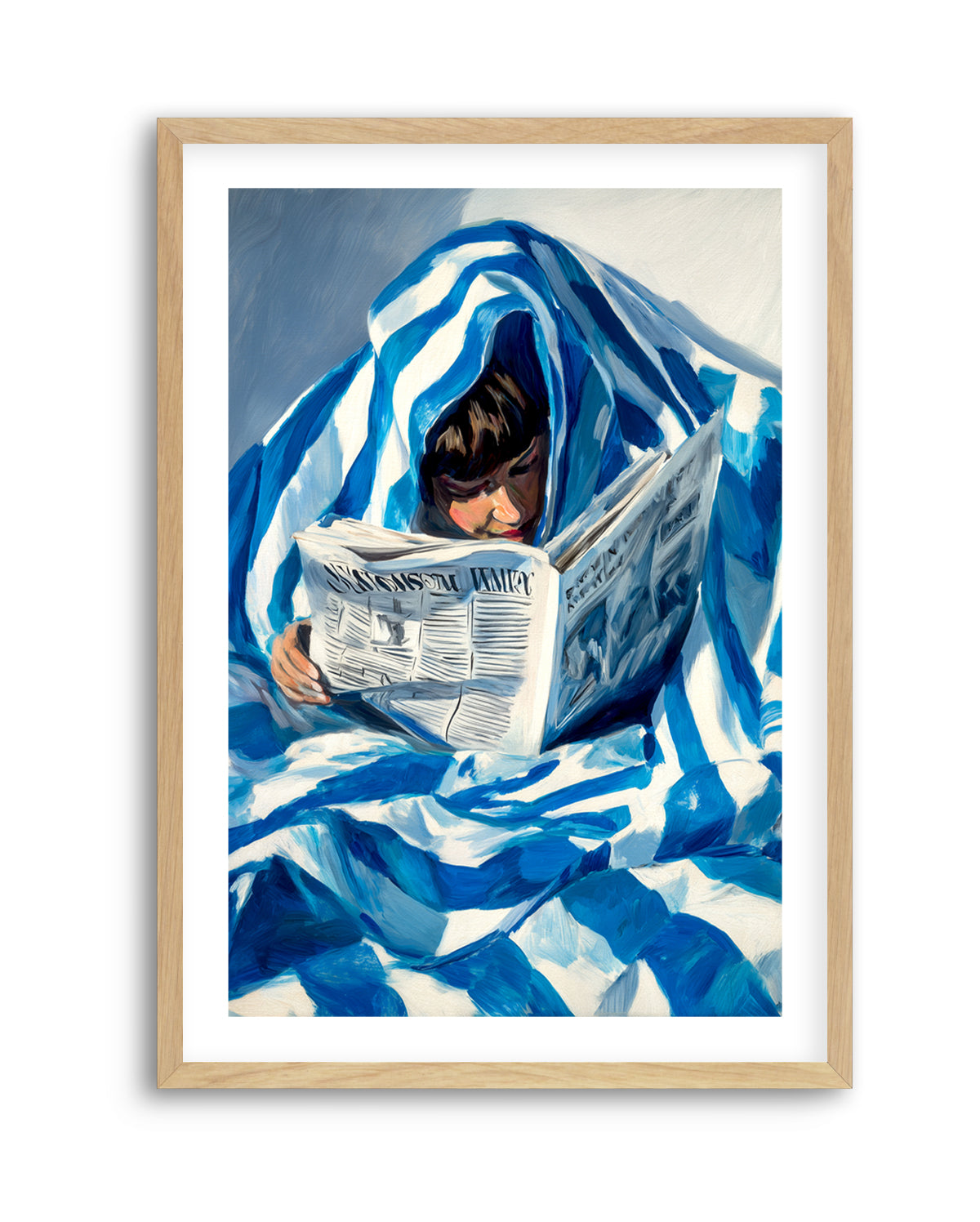 Morning News | Art Print from Olive et Oriel where you can shop wallpaper and artworks online