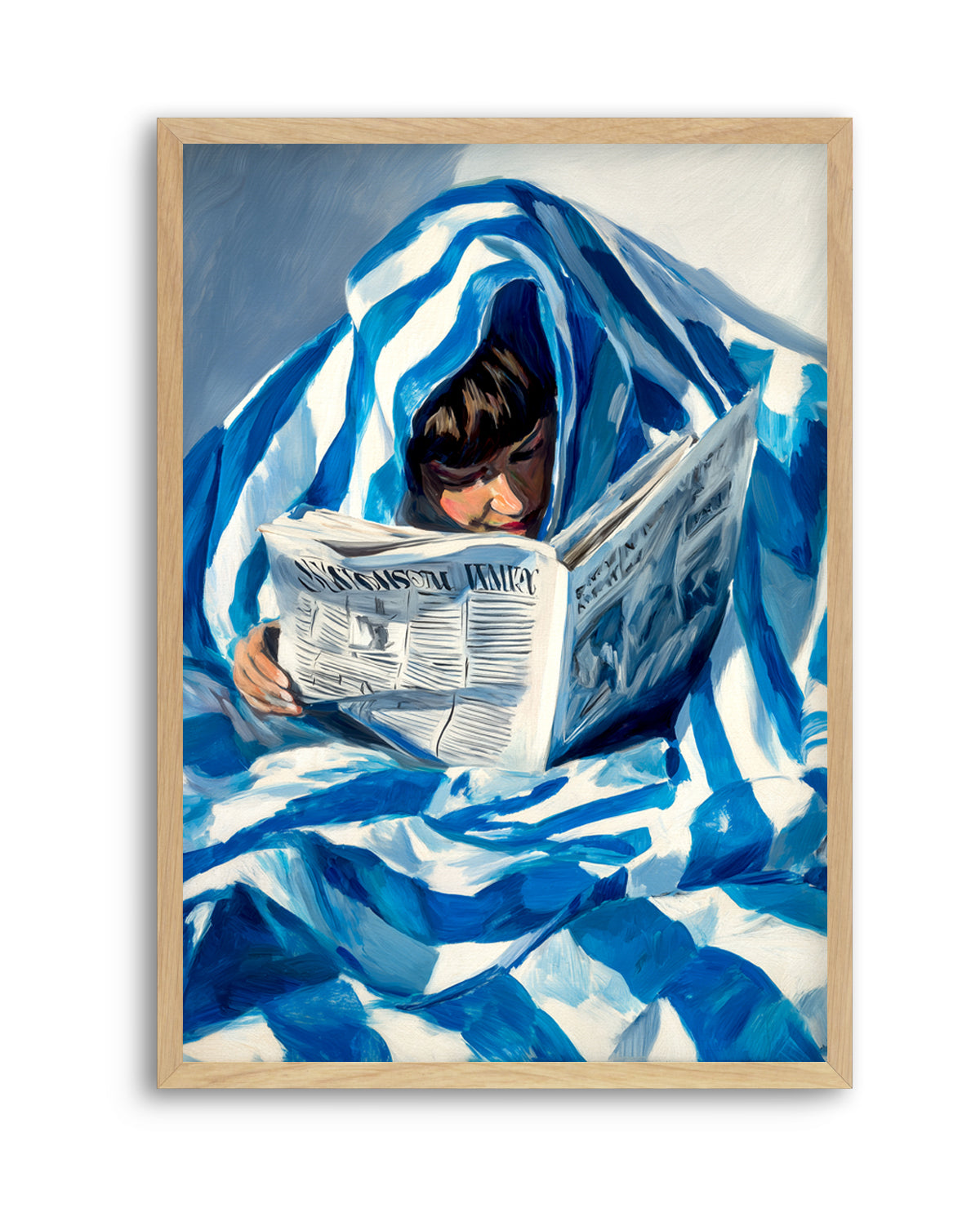 Morning News | Art Print from Olive et Oriel where you can shop wallpaper and artworks online