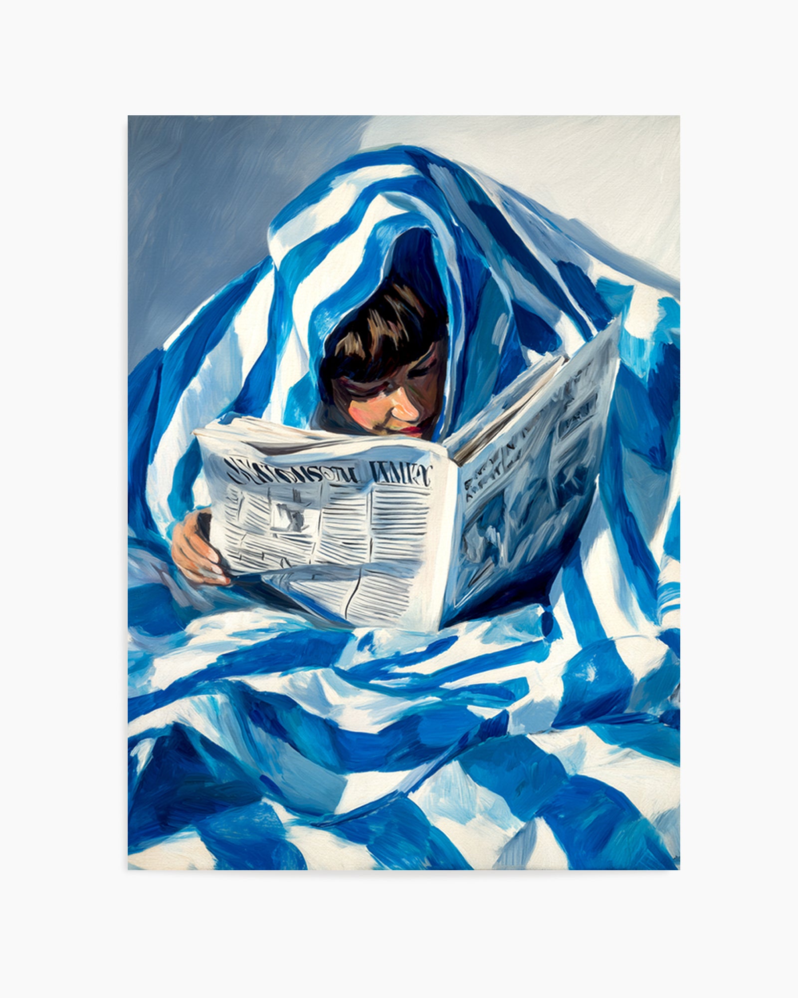 Morning News | Art Print from Olive et Oriel where you can shop wallpaper and artworks online