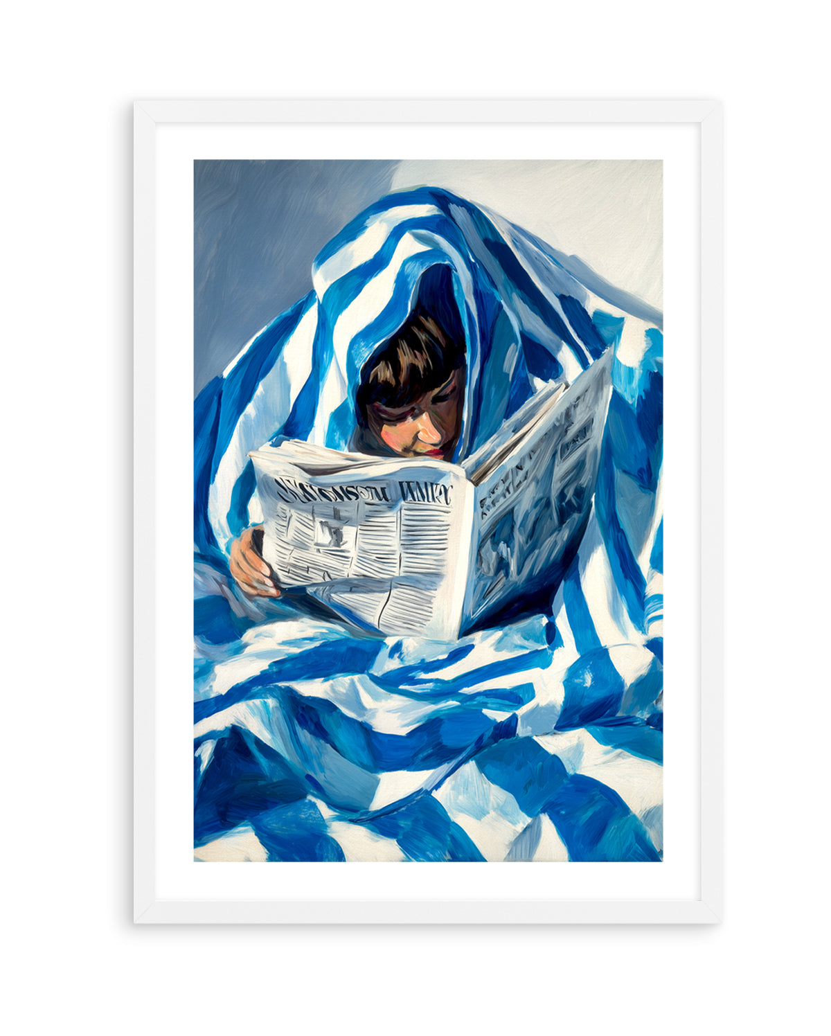 Morning News | Art Print from Olive et Oriel where you can shop wallpaper and artworks online