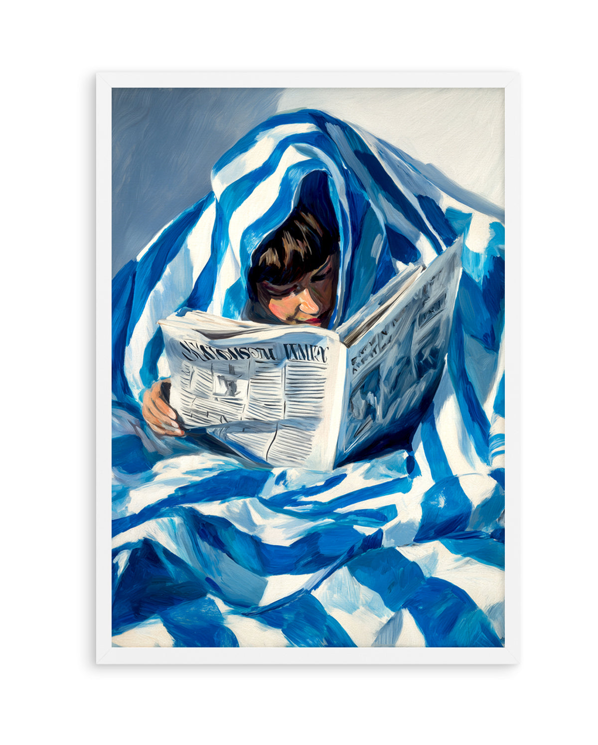 Morning News | Art Print from Olive et Oriel where you can shop wallpaper and artworks online