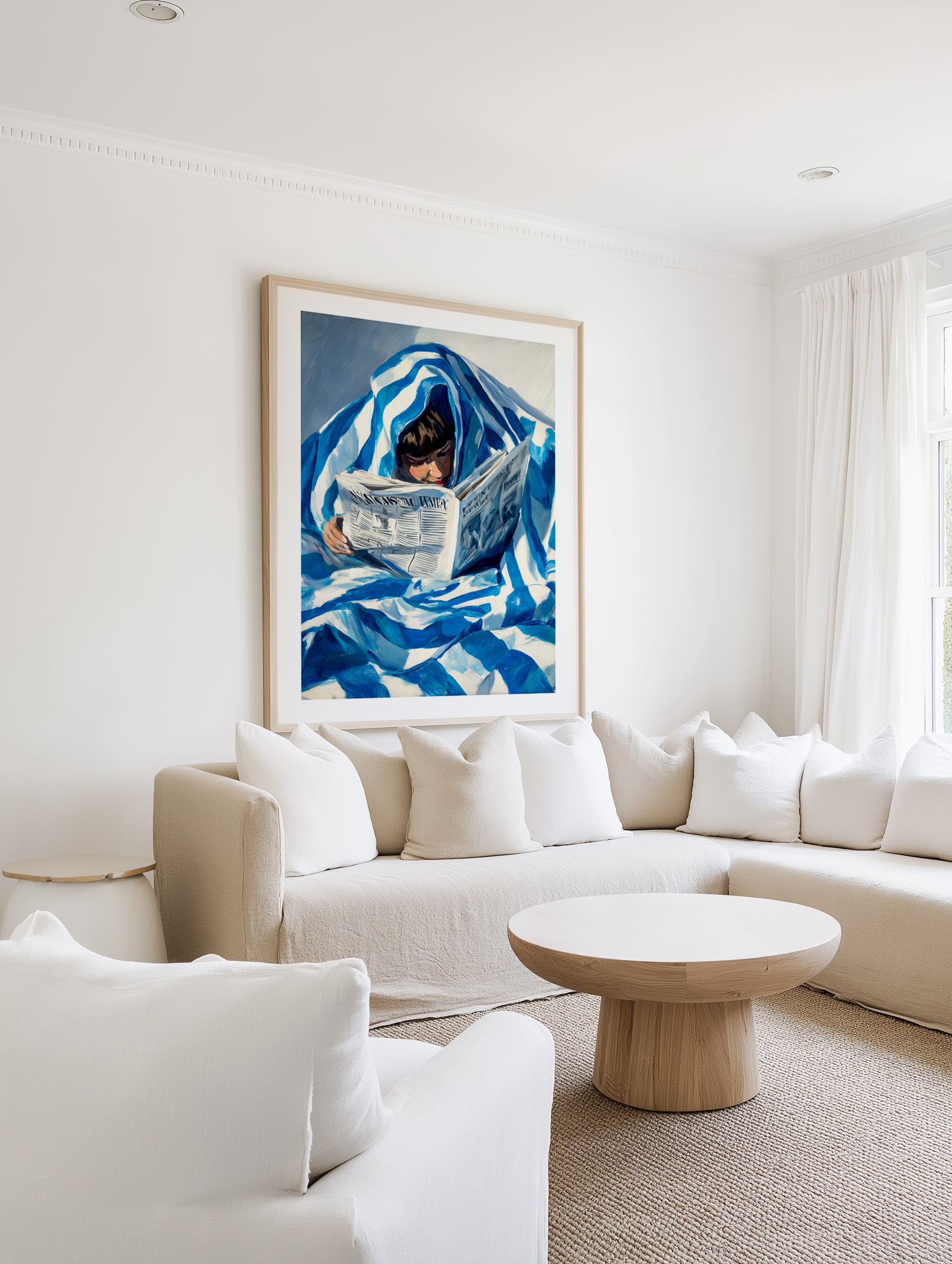 Morning News | Art Print from Olive et Oriel where you can shop wallpaper and artworks online