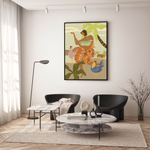 Morning Ritual by Arty Guava | Framed Canvas Art Print