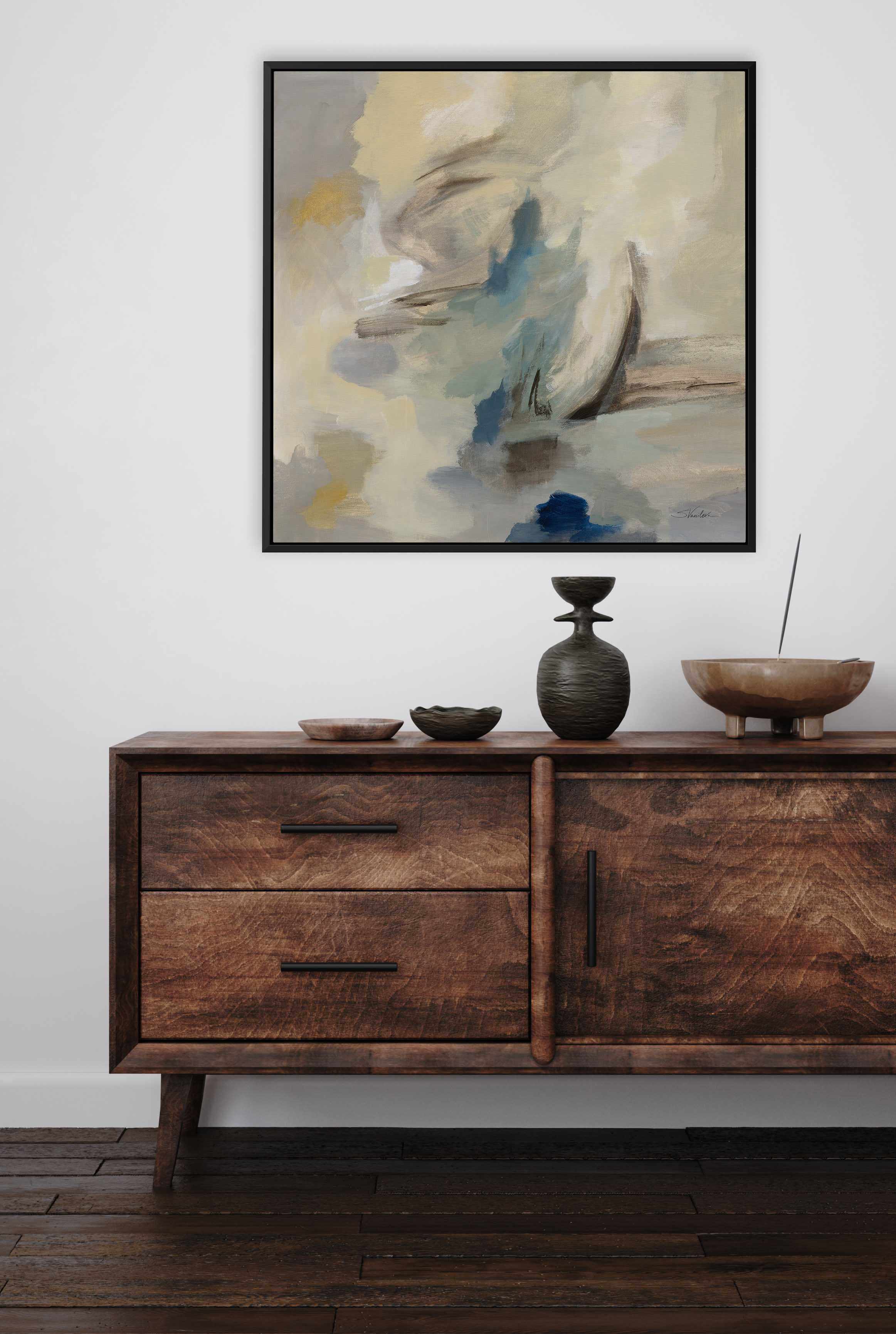 Morning Sail | Framed Canvas Art Print