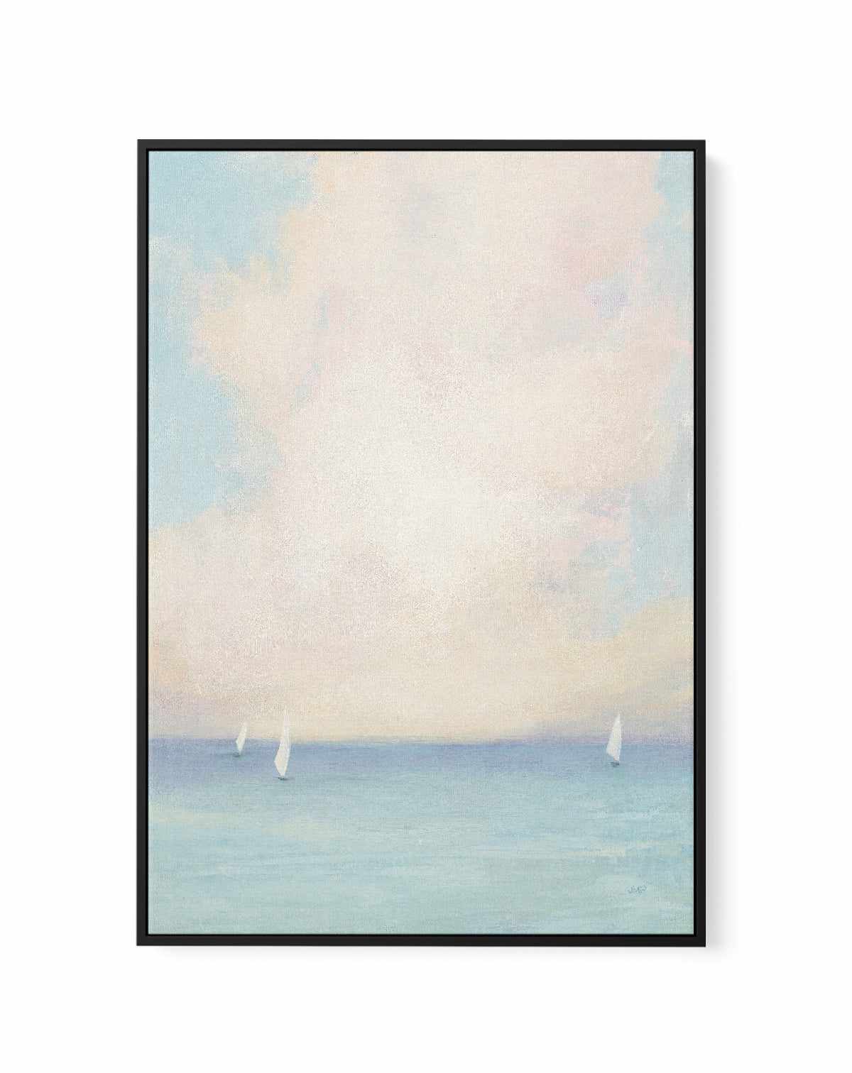 Morning Sail I | Framed Canvas Art Print