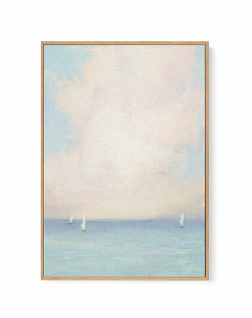 Morning Sail I | Framed Canvas Art Print from Olive et Oriel where you can shop wallpaper and artworks online