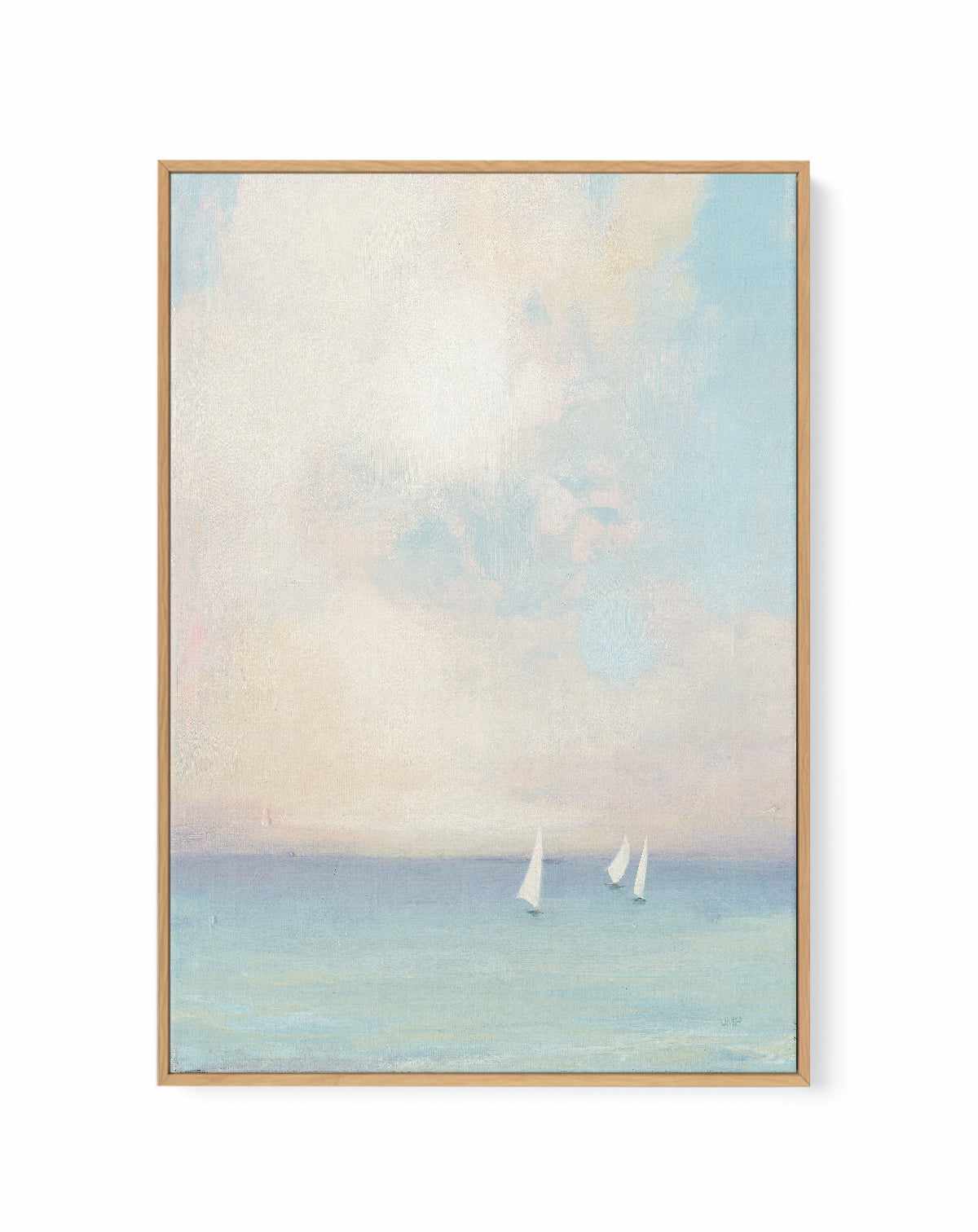 Morning Sail II | Framed Canvas Art Print