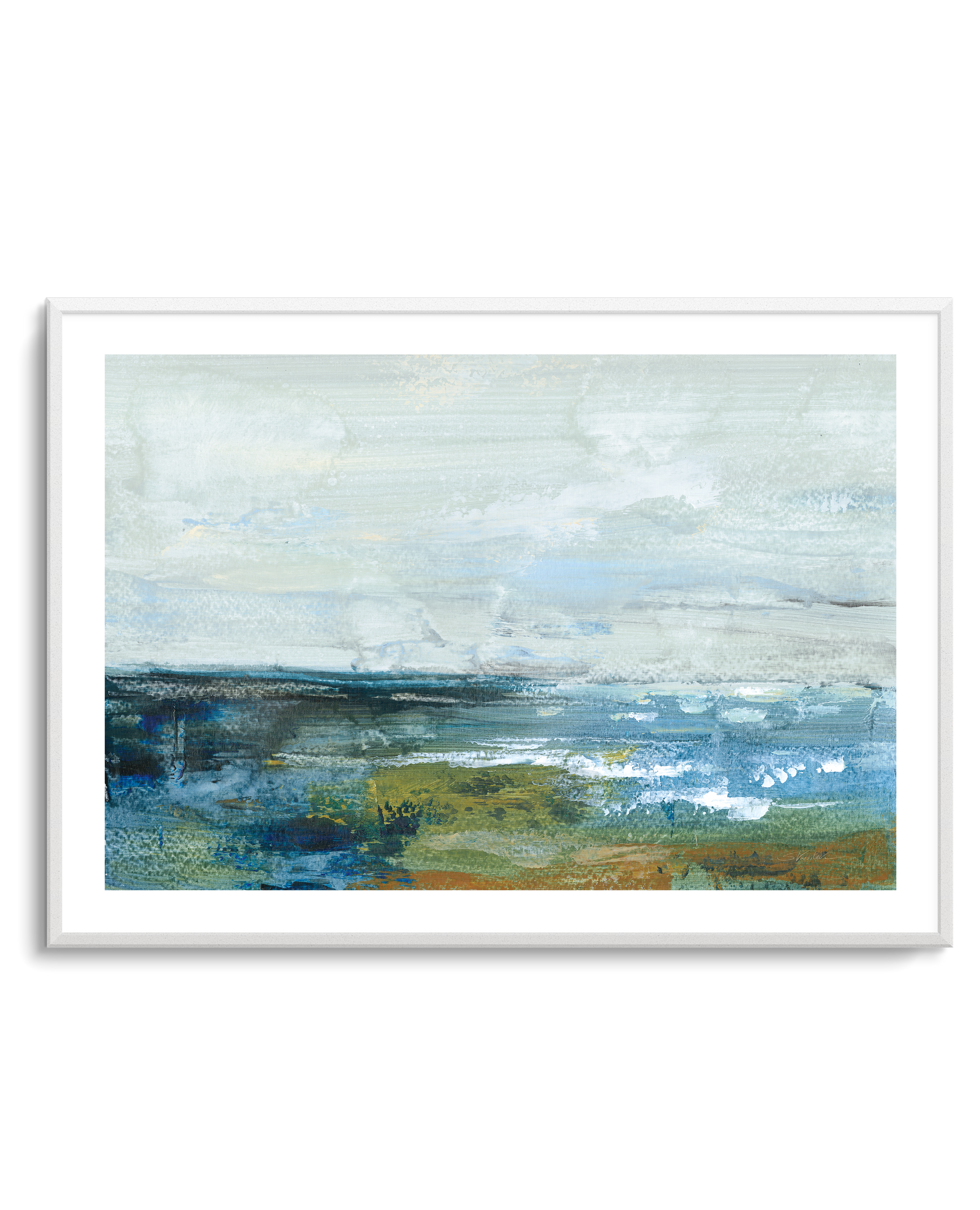 Morning Seascape | Art Print from Olive et Oriel where you can shop wallpaper and artworks online